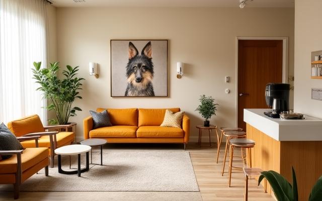 Welcoming reception area at our Atlanta salon